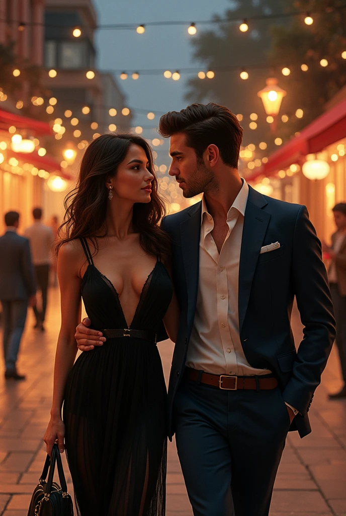 Hot sexy cute girl with man on date they go home 