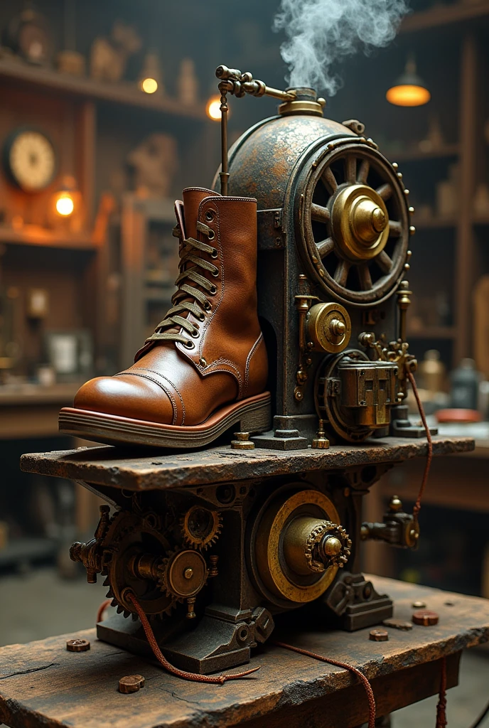 One post shoe machine