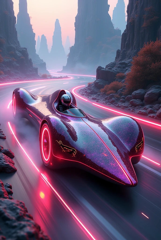 Create a Thai porphyry tail racing image