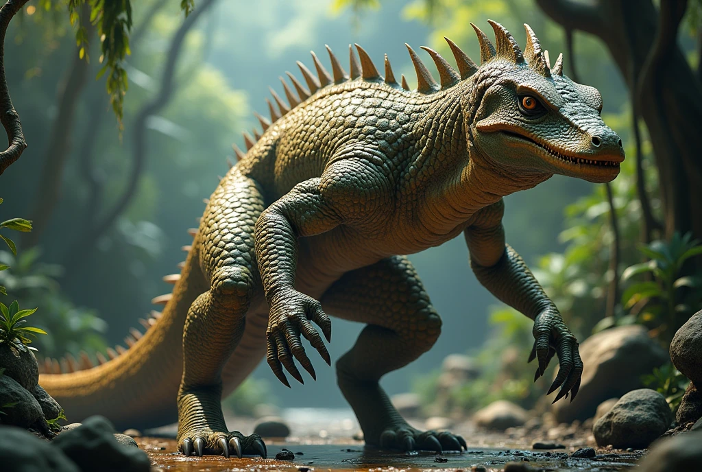 half human and half dragon of commodo