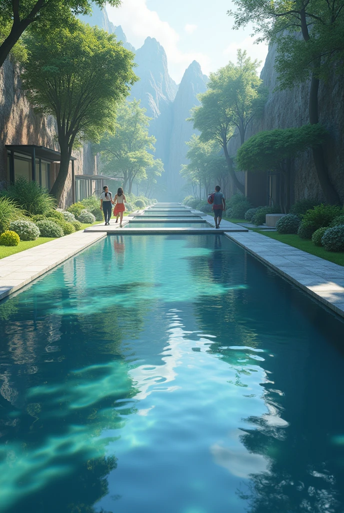 Swimming pool in 2050 