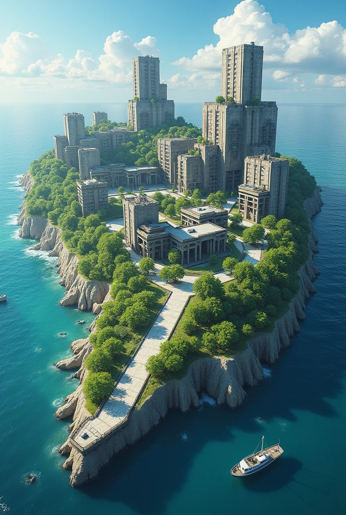 Hashima Island Remodeled 