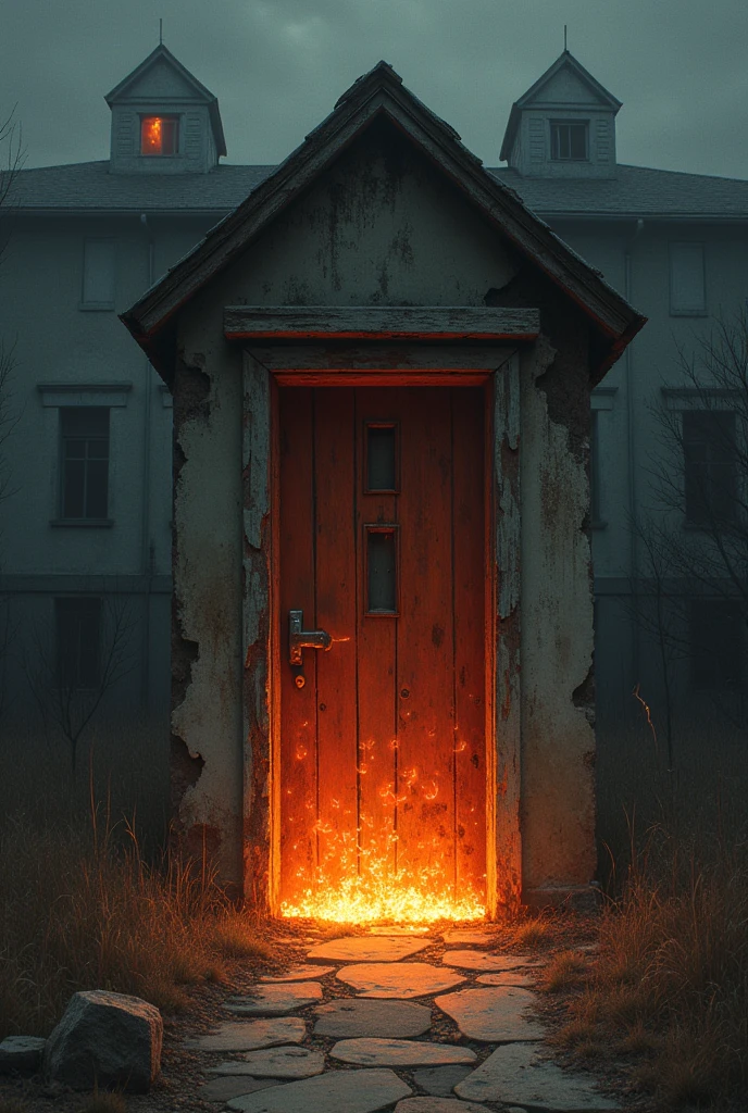 The hot door of the sound in the asylum

