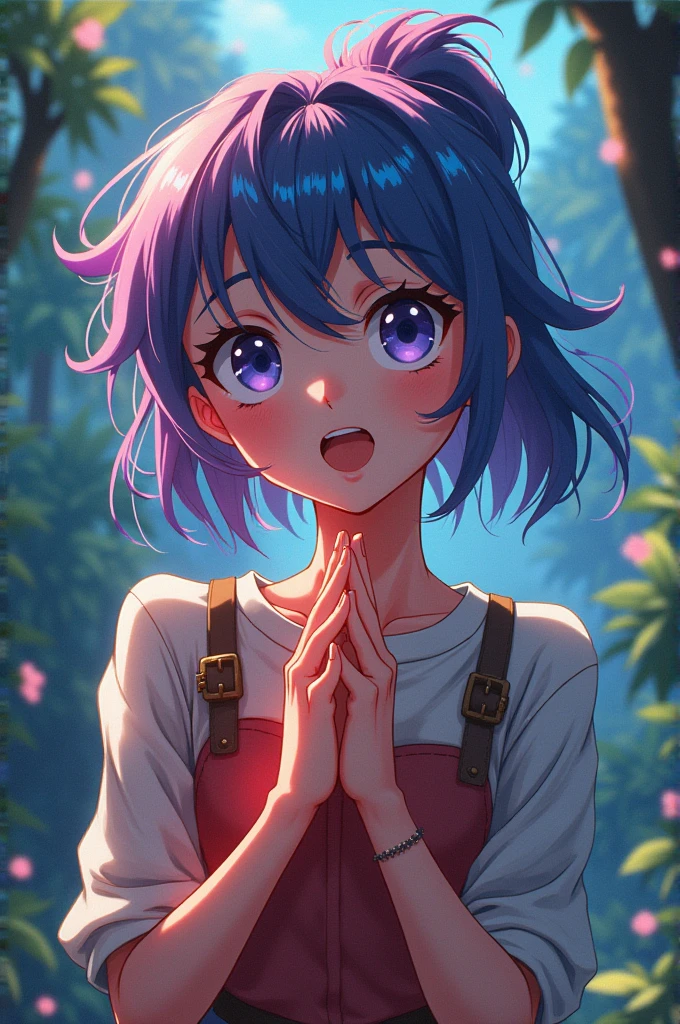 90s style anime character