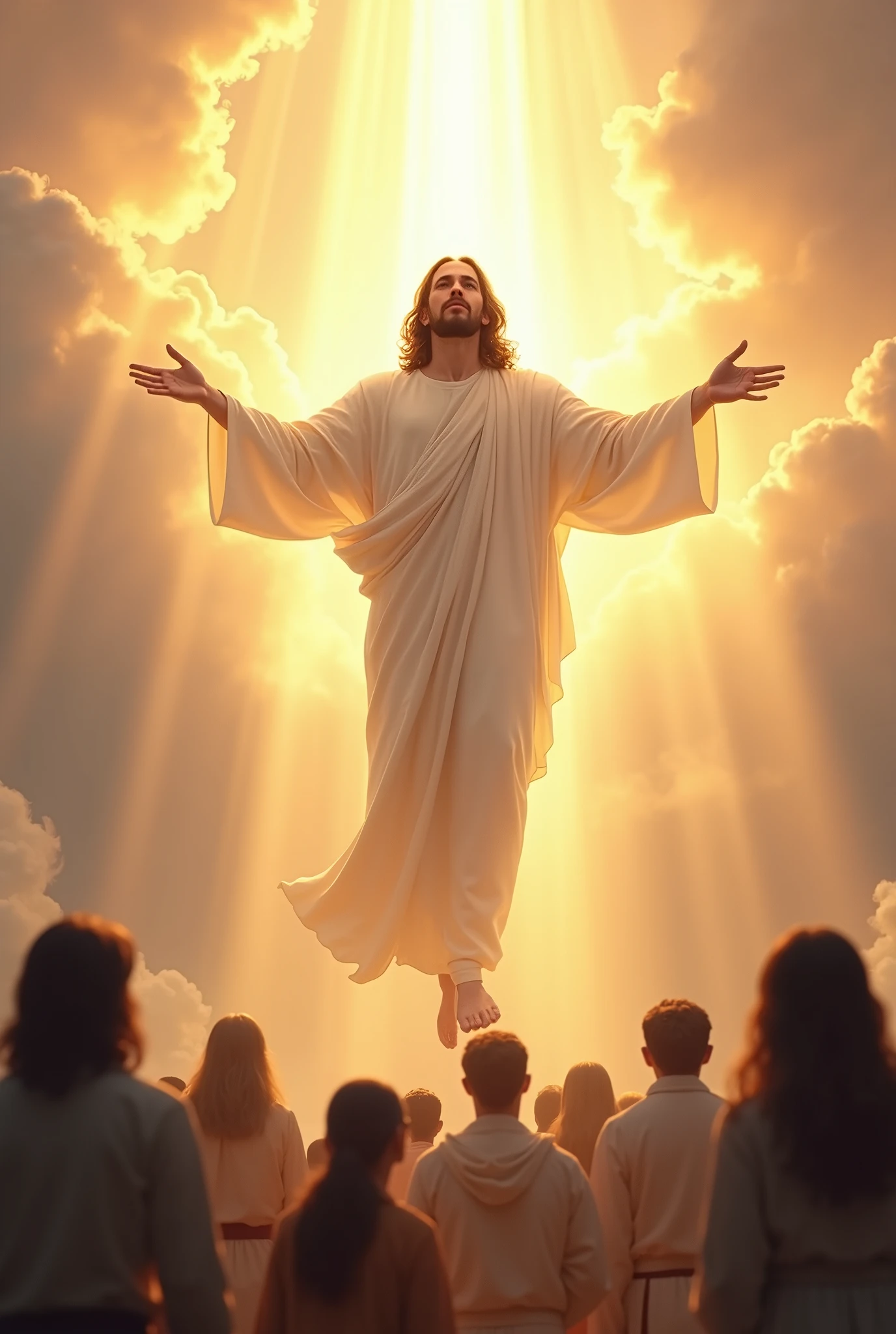 Jesus mediating between man and God