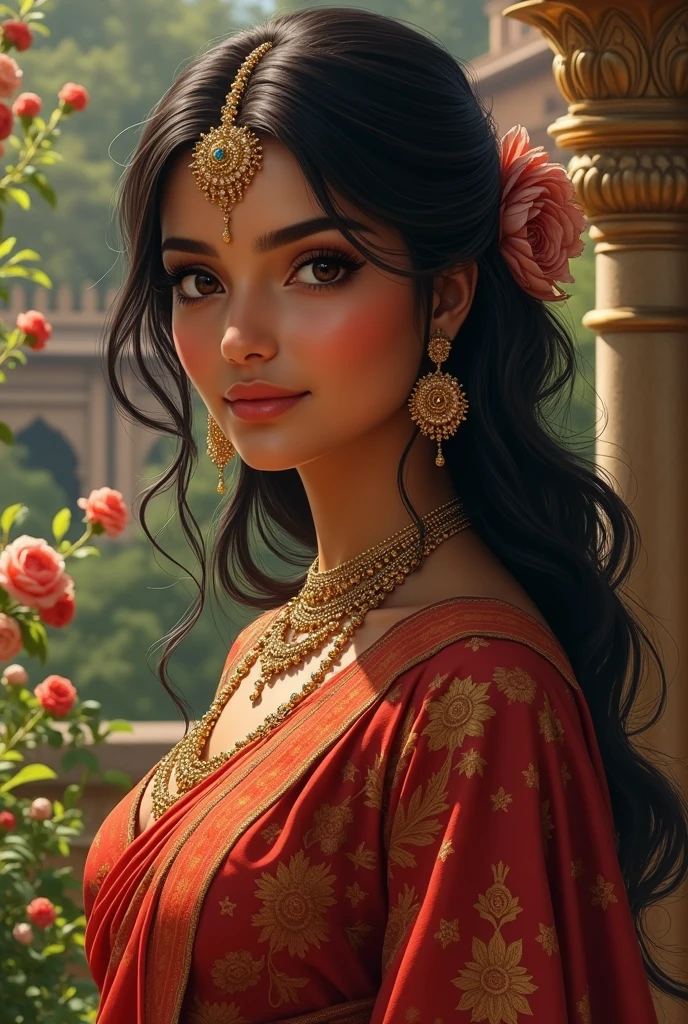 A beautiful Indian princess