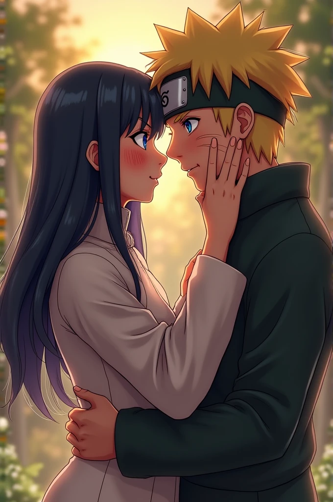 Naruto kisses Hinata