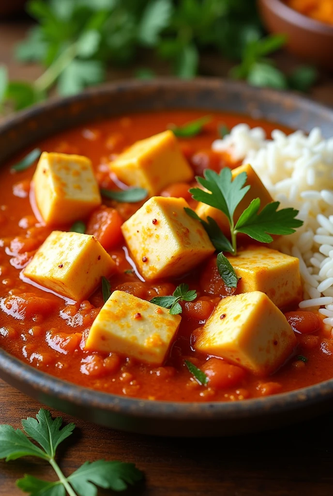 Matar paneer