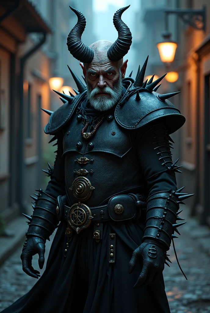 A man dressed up for Halloween 