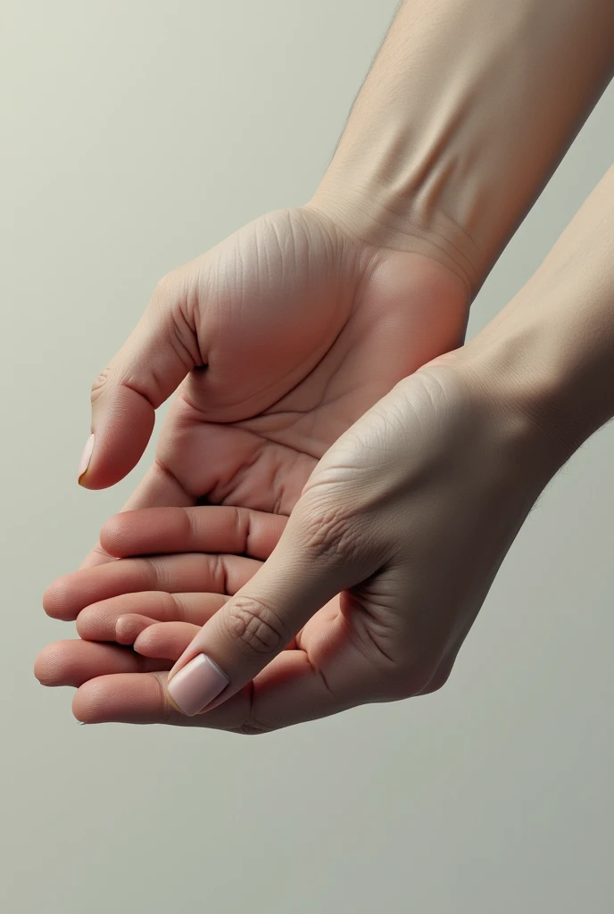pair of hands given 


