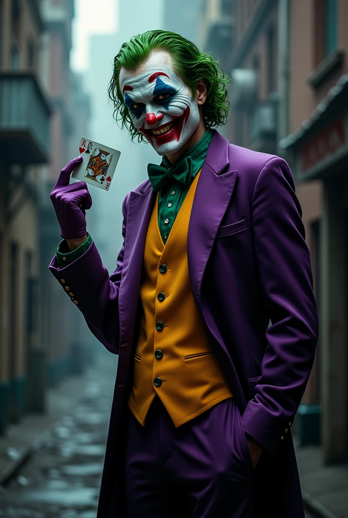 A man dressed as a joker