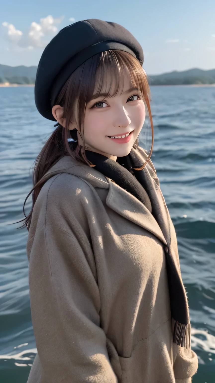 Best image quality (8k, High resolution, masterpiece: 1.2), Very detailed, Random Hairstyles, 26-year-old woman, 

Extraordinary beautiful girl、Cute and beautiful face details、(Dealing with the Children_v1:0.008)、


score_9, score_8_upper, score_7_upper, 

Meteor shower situations seen in the sea of stars: With a vast sea of stars as a backdrop、Meteor showers rain down from the sky。When a meteor falls into the sea of stars、Ripples of light spread across the water surface。
clothing: A person dressed in winter clothes with a warm-looking scarf。Wearing a dark coat、Wearing a hat deeply。
Camera angle: With a wide-angle lens、People and meteor shower、Capture the vast ocean of stars together。Emphasizing the moment when a meteor melts into the sea。


,Active stop temporarily ,
On her side、The thunder danced。
Focus on the upper waist


, Random cute poses ,Big eyes ,Puffy eyes ,  Heart pupil, blush  , Big shy smile , salute


