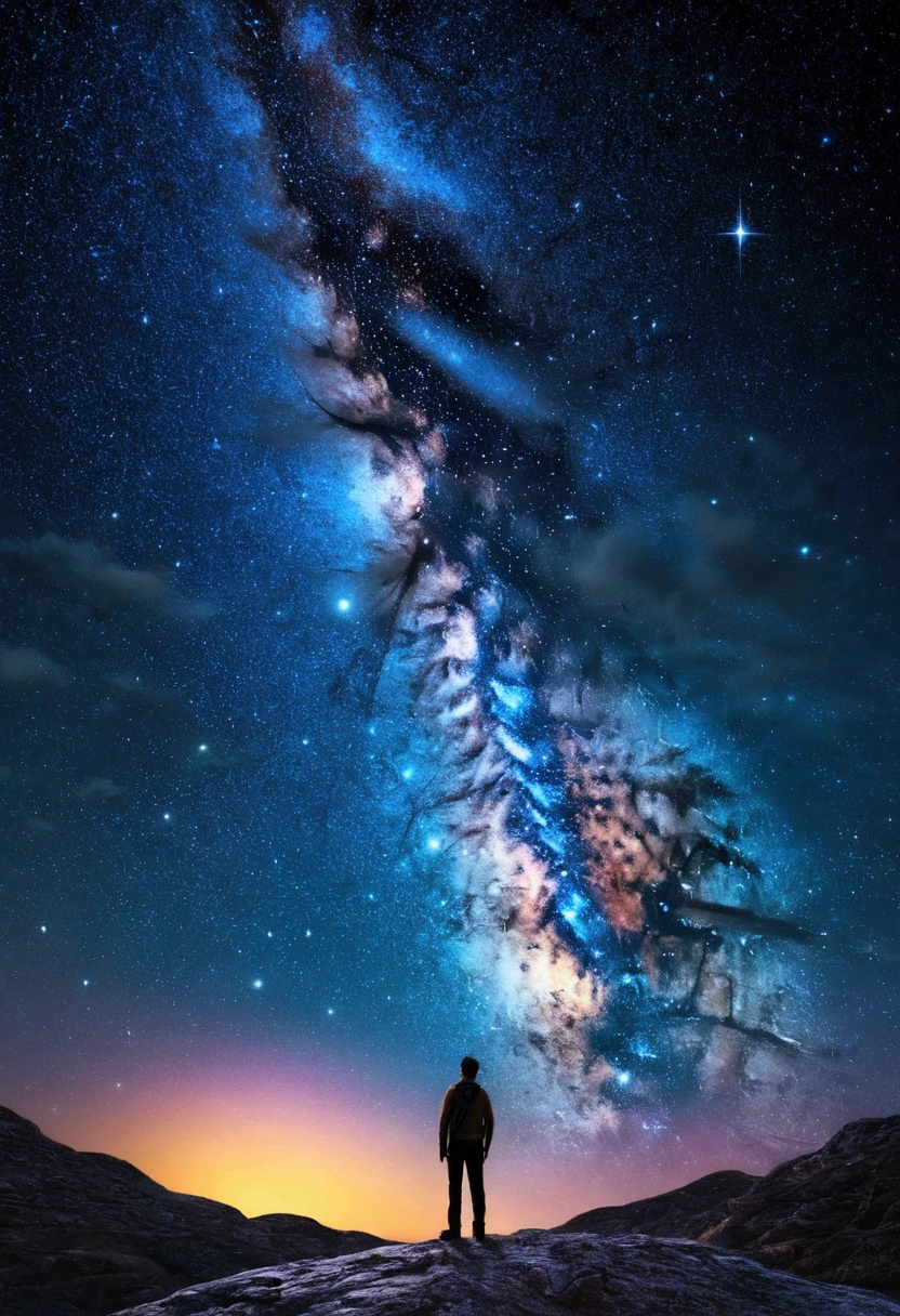 Starry Sky, by tim_white, (best quality, masterpiece, photorealistic), very aesthetic, perfect composition, intricate details, ultra-detailed, vivid colors