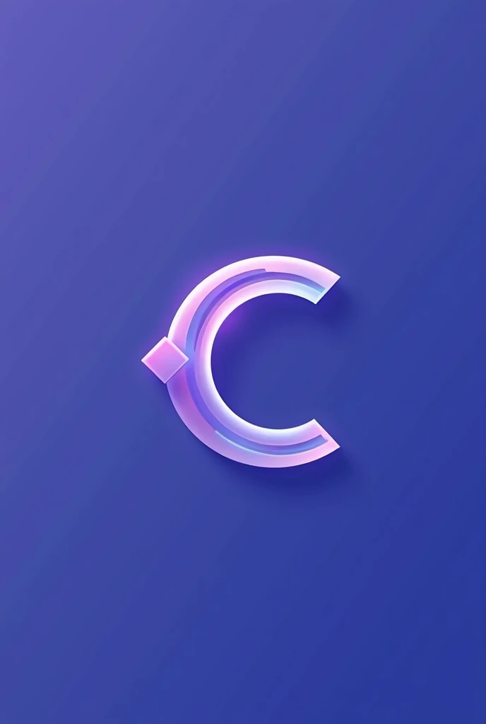 a logo with the letter C in indigo or light purple I want the letter to be stylized