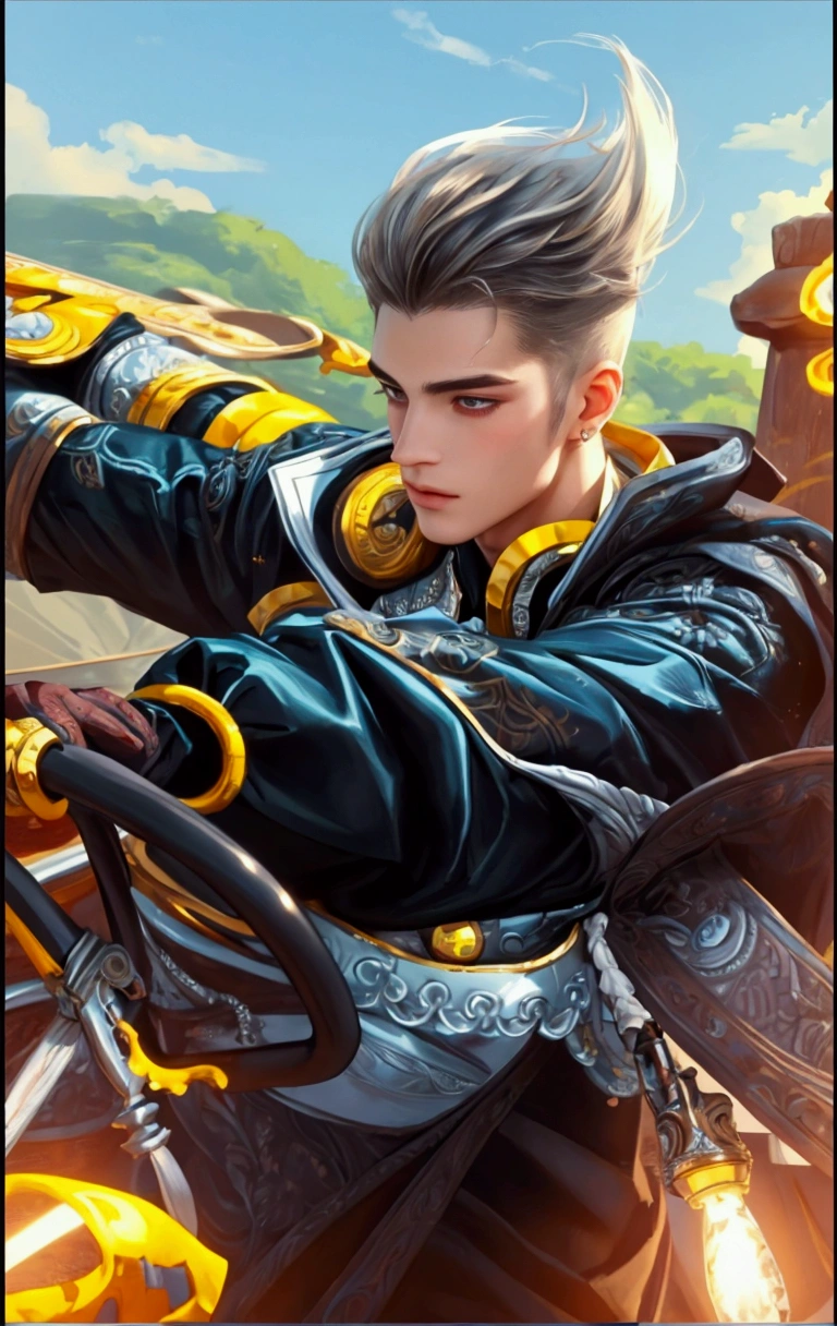 Best quality 8k masterpiece 1.3 upper body 1.2 beautiful man with perfect figure,Highly detailed facial and skin texture,Detailed eyes,Glowing skin