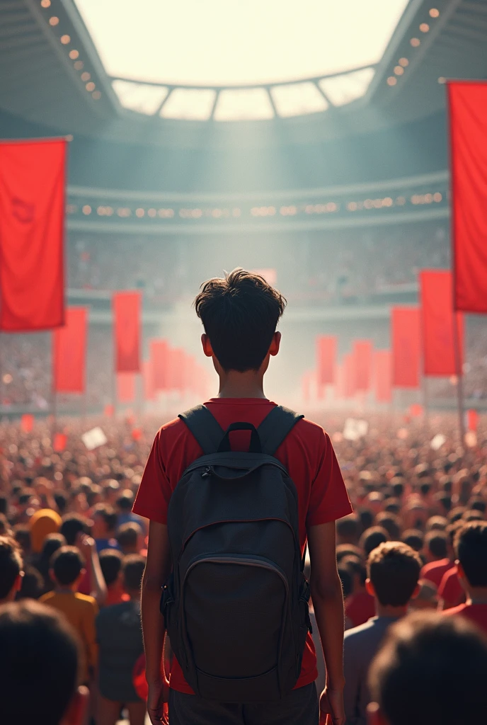 A 17-year-old boy will give a speech inside the people of a very large movement.