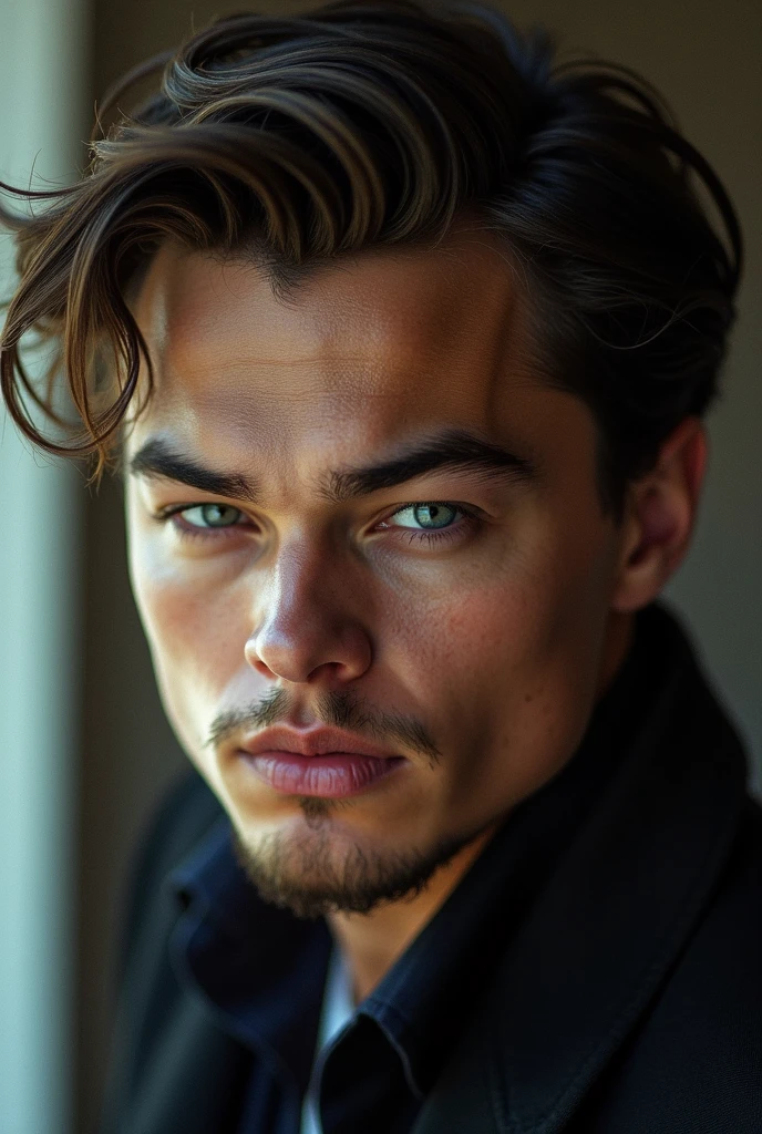 Take a real and young Leonardo Dicaprio's pic and make a stylish name in front of pic and name it 
keshu, with stylish font. And it also look so cool. 