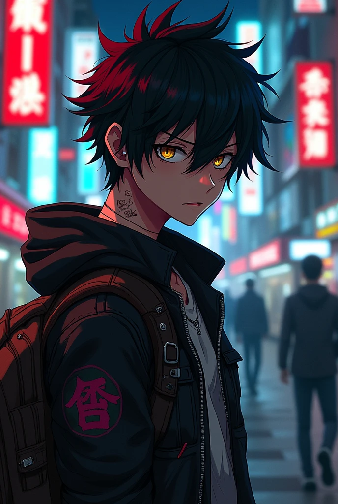 Male character with Tokyo Revengers style