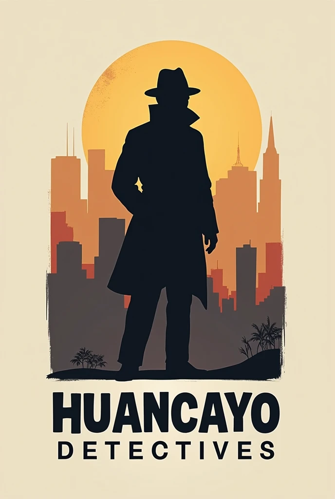 a logo of a private detective agency of the company "Huancayo Detectives"