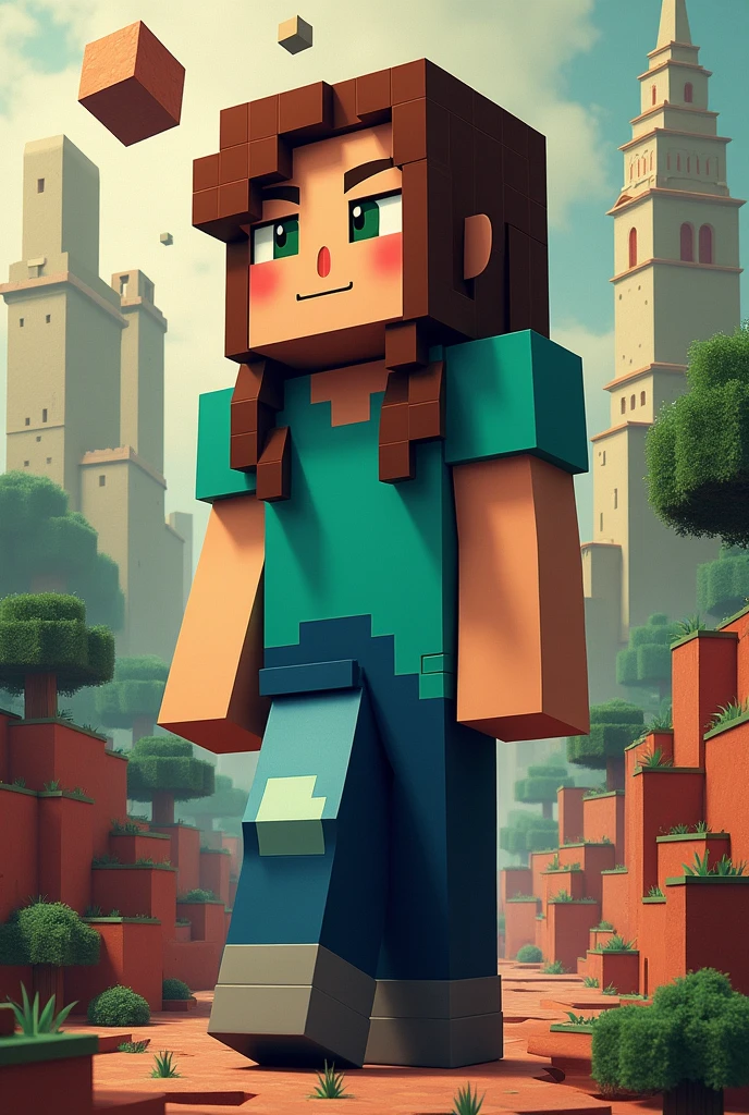 Minecraft alex cubos


