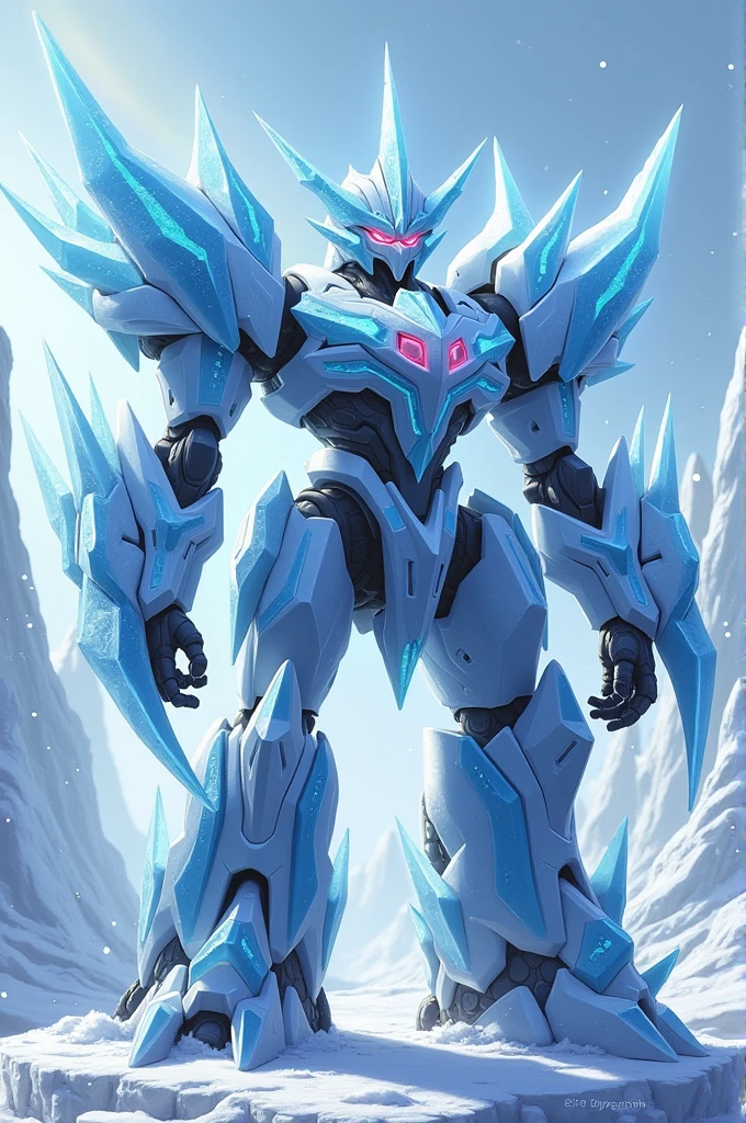 Cyber mecha,ice Pokémon.