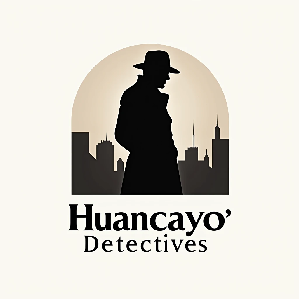 a logo of a private detective agency of the company "Huancayo Detectives"