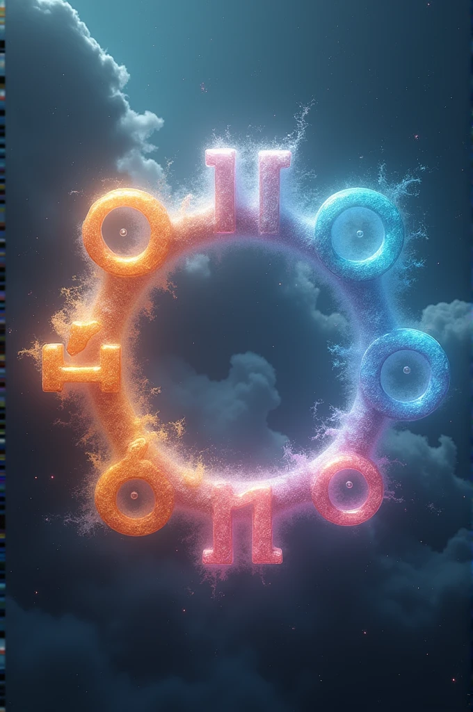 Create image that represents Alpha, BETA, gamut, Delta, zeta, Sigma and Omega.