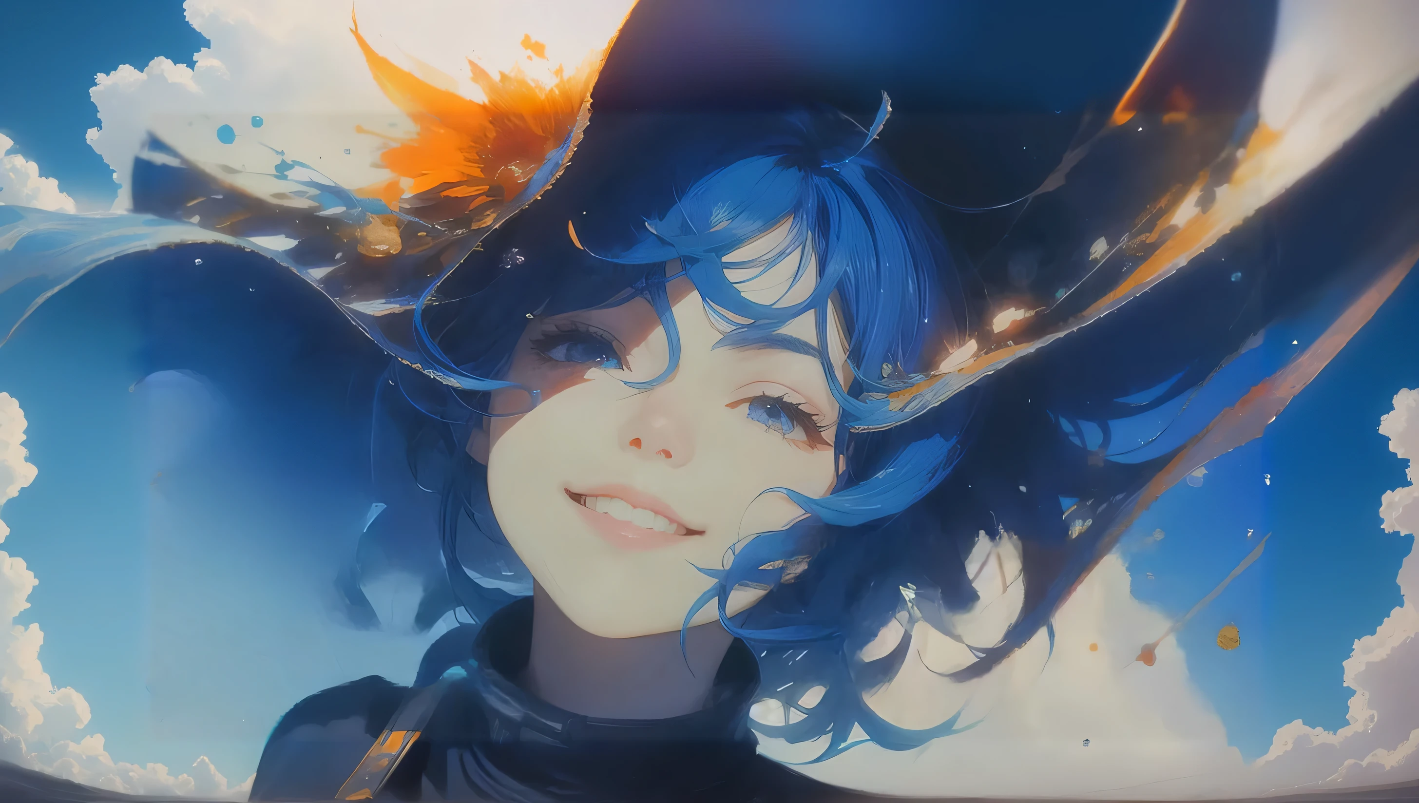blue sky