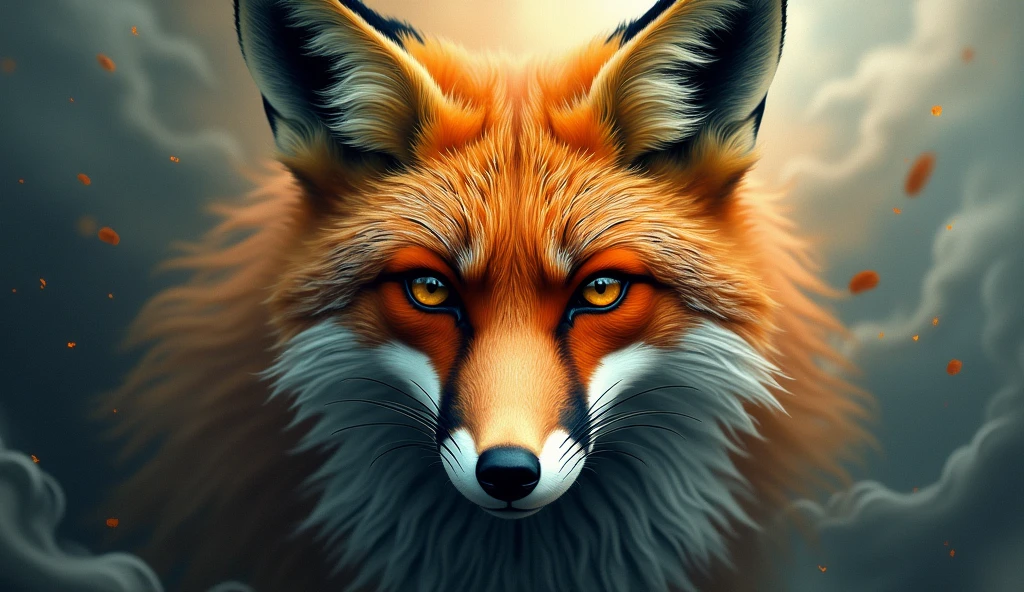 PICTURE OF THE MONALISM WITH THE FACE OF A FOX