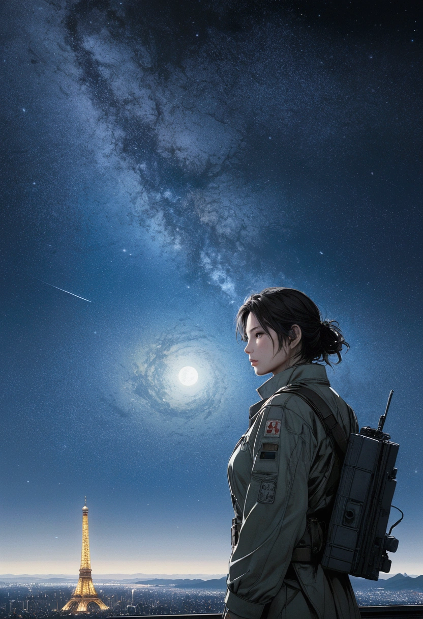 Starry Sky, by Yoji Shinkawa, (best quality, masterpiece, photorealistic), very aesthetic, perfect composition, intricate details, ultra-detailed, vivid colors