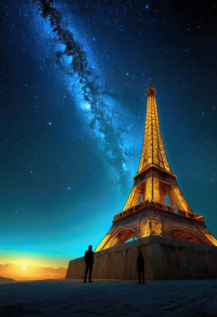Starry Sky, by pascal blanche, (best quality, masterpiece, photorealistic), very aesthetic, perfect composition, intricate details, ultra-detailed, vivid colors