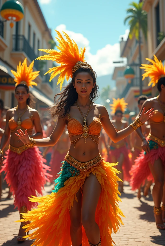 make a samba scene