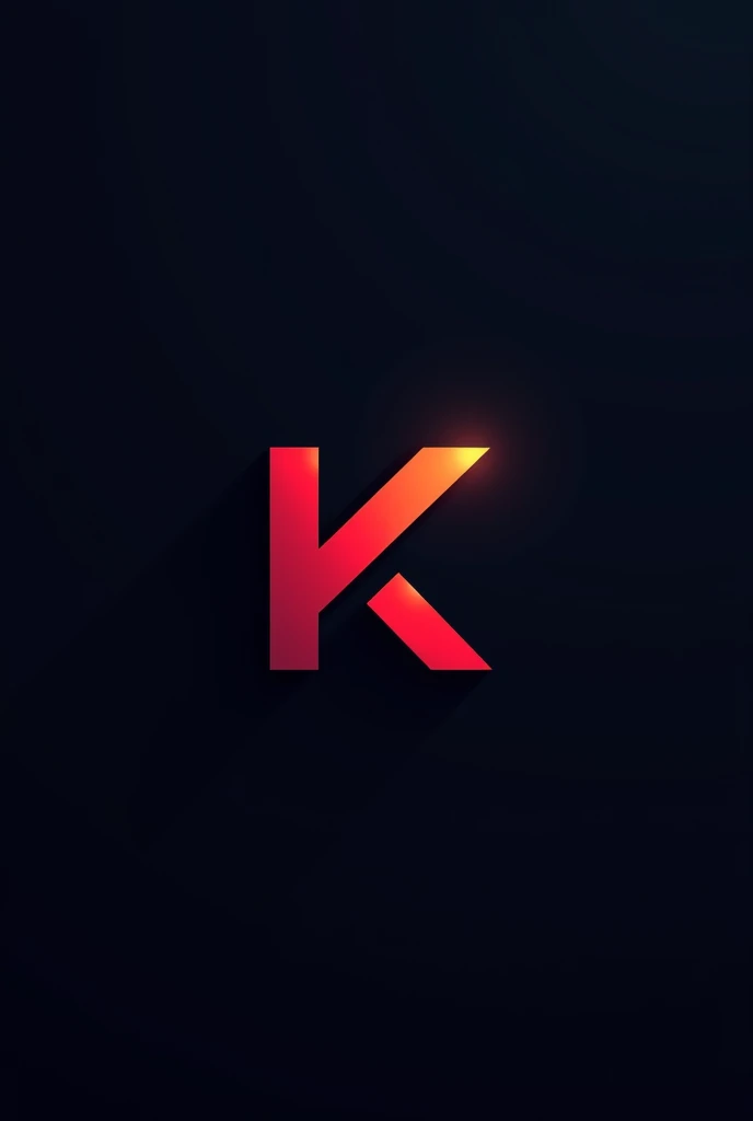 Logo for Kanvix company using letter k. make the letter K unique and creative add one dark colour to the background not a picture