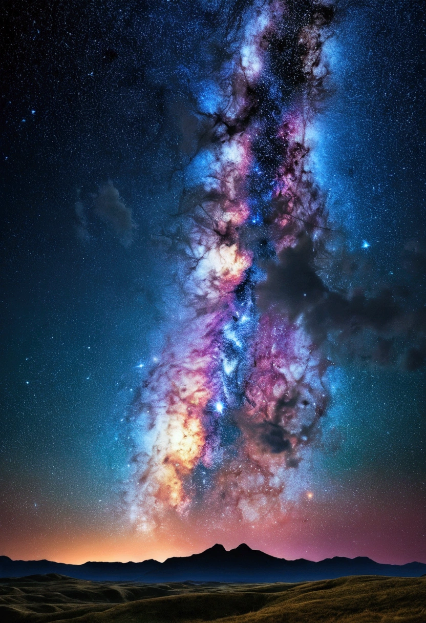 Starry Sky, by Hal_Tenny, (best quality, masterpiece, photorealistic), very aesthetic, perfect composition, intricate details, ultra-detailed, vivid colors