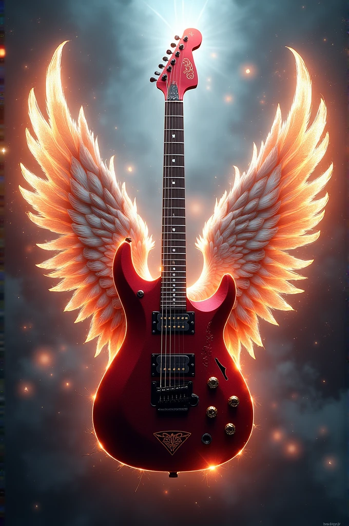 Guitar with wings written RG-2