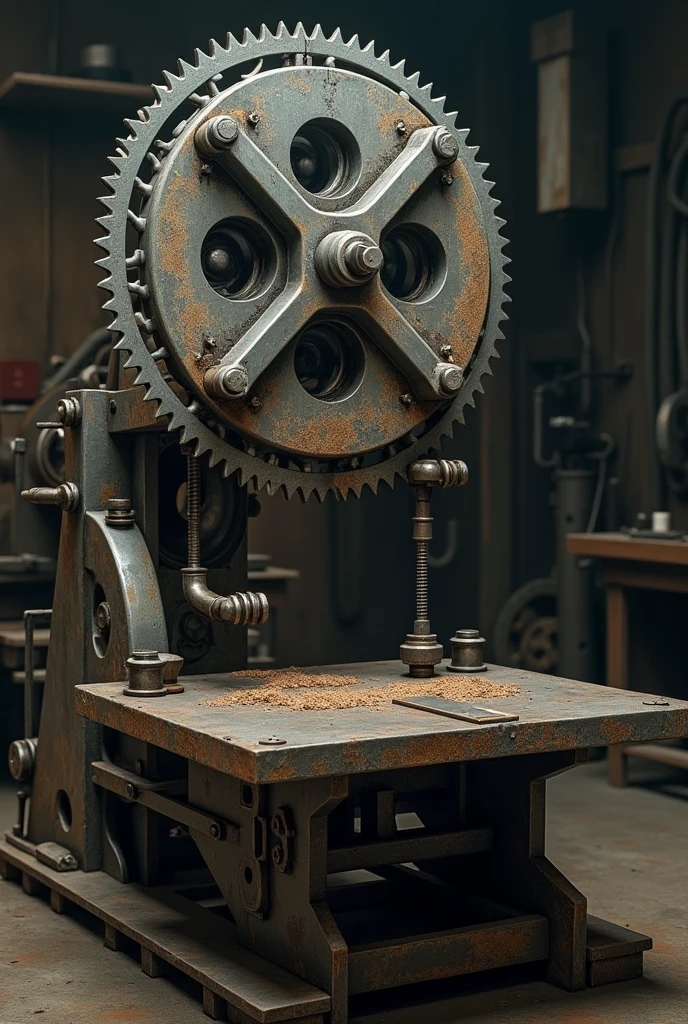 Create a saw with a cross gate