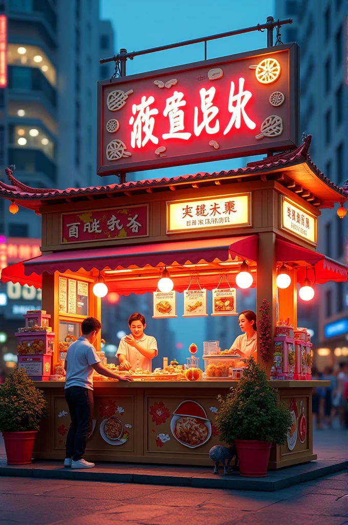 Fast food beautifull stall