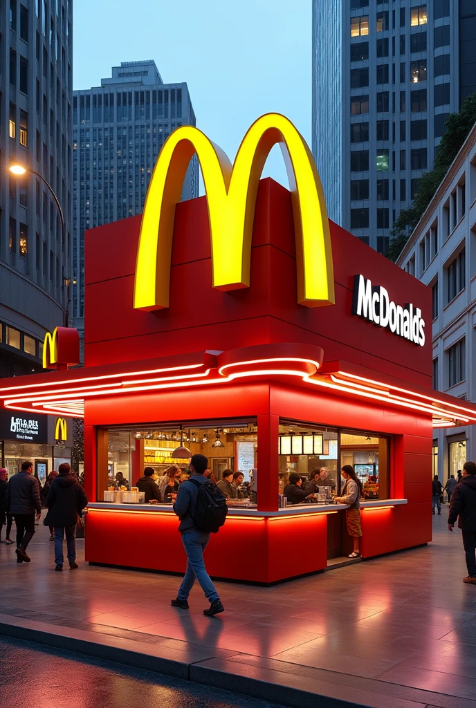 Mcdonalds beautifull stall