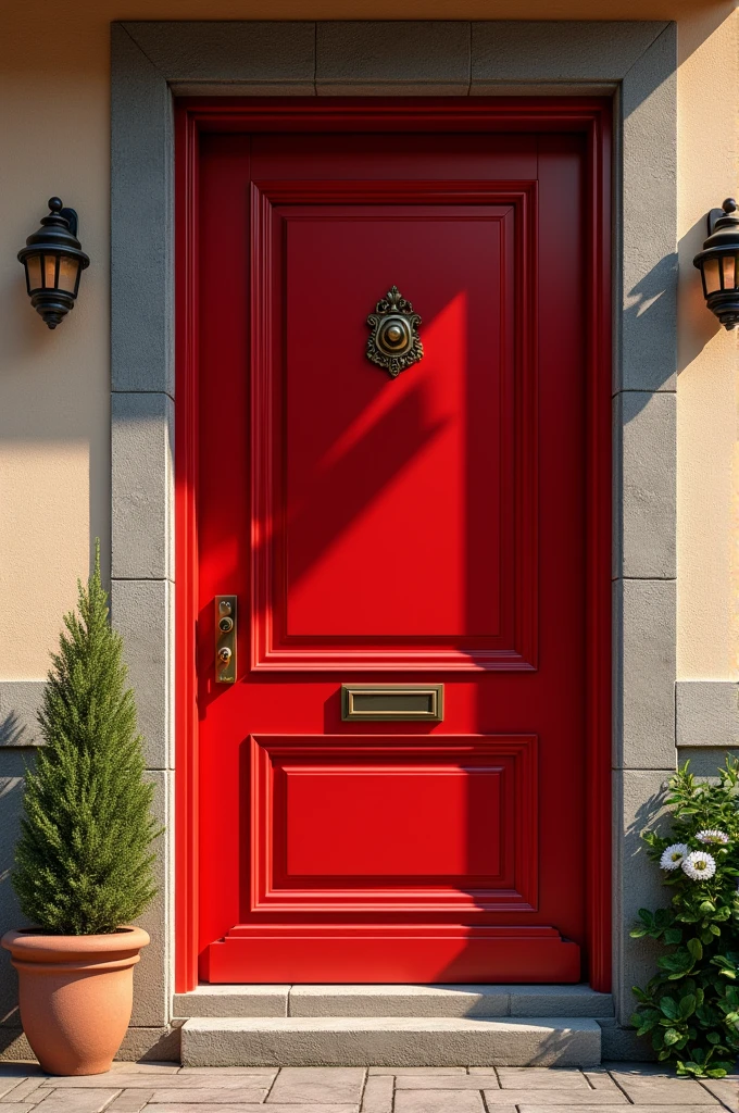 A red door
