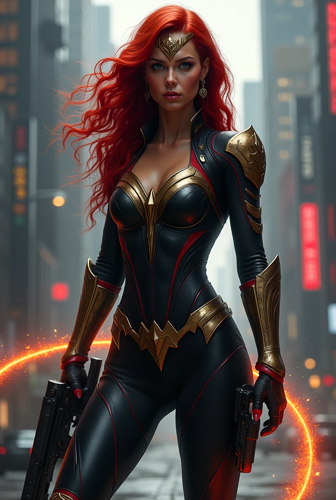 Black widow with wonder woman