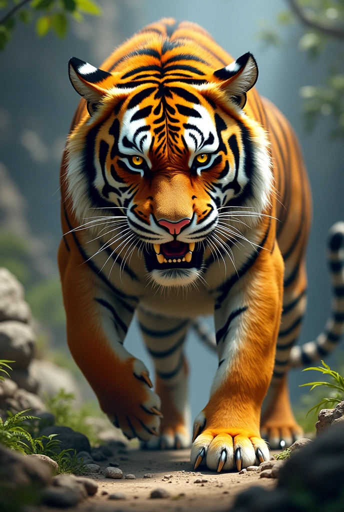 Realistic tiger