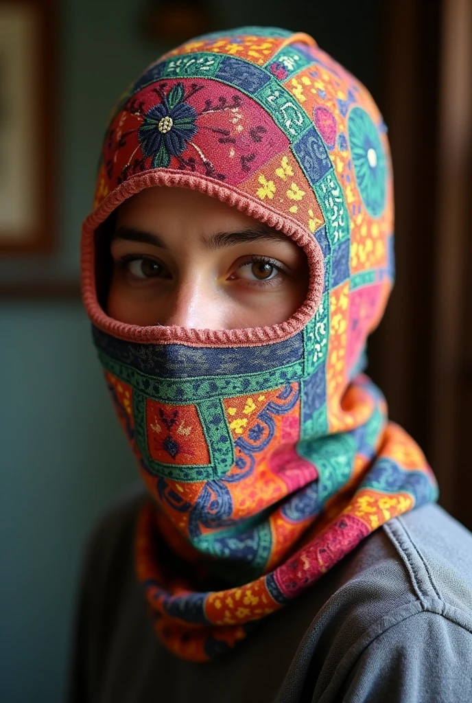 fuxico sewing balaclava 
