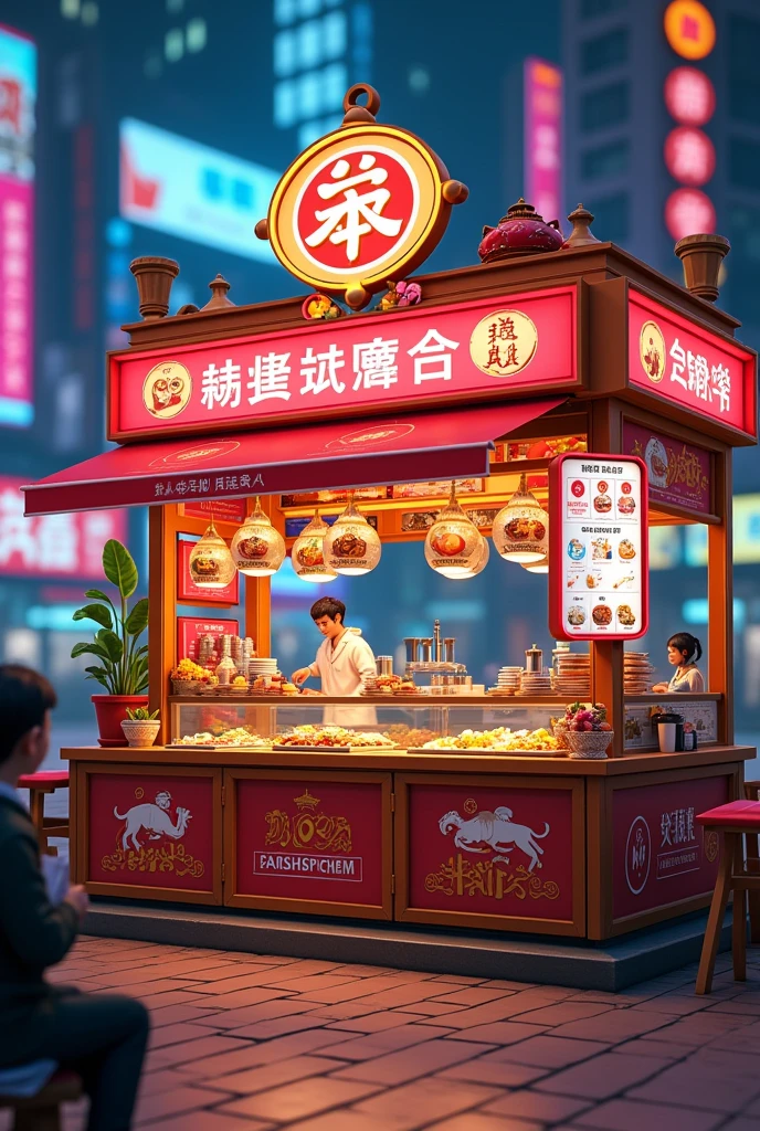 Fast food beautifull stall