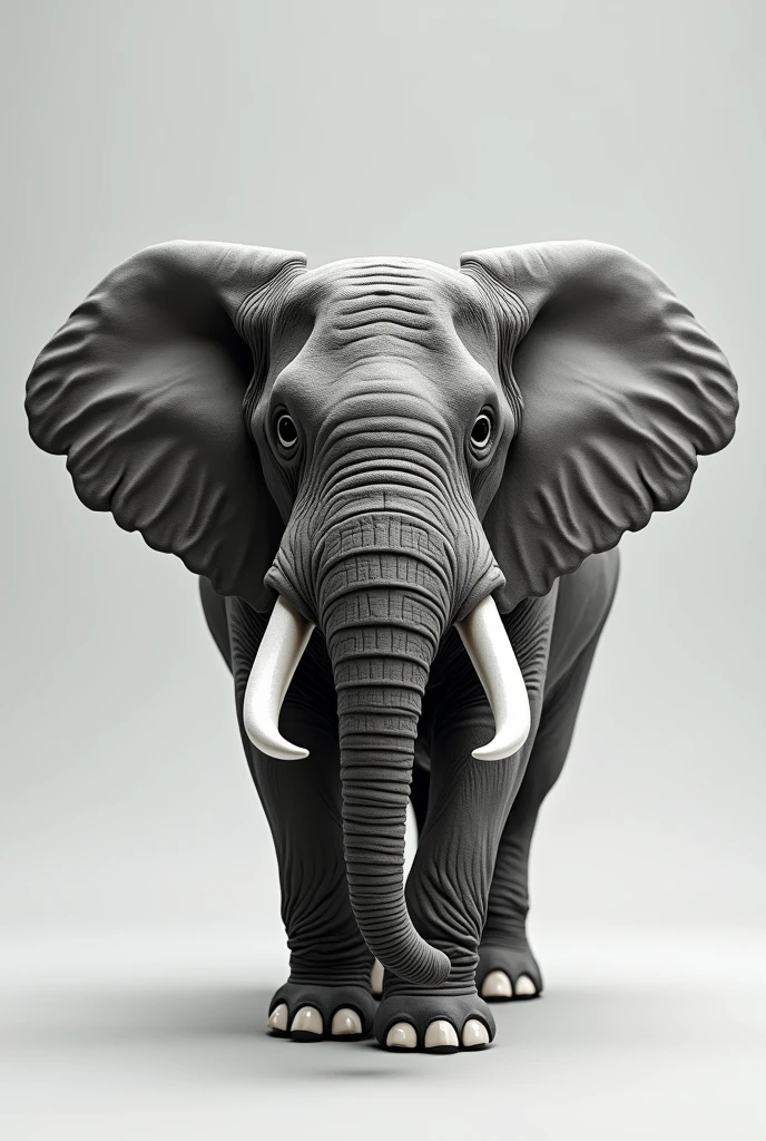 Elephant logo 3d