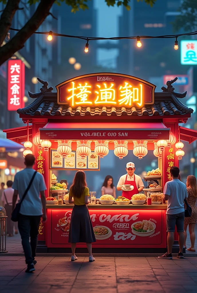 Fast food beautifull stall
