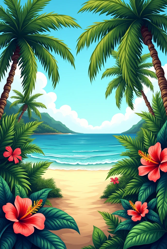 Tropical drawing 

