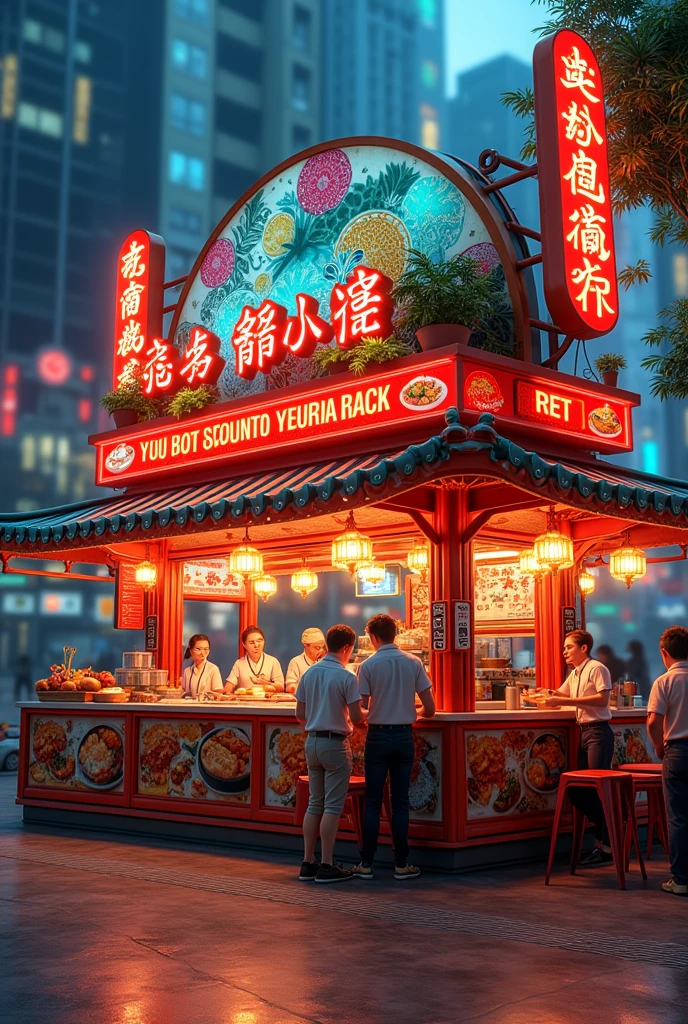 Fast food beautifull stall