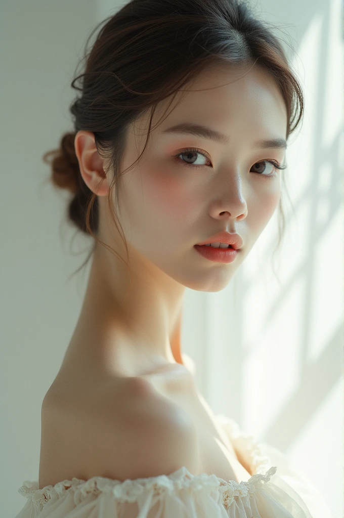 A woman idealized as perfect
