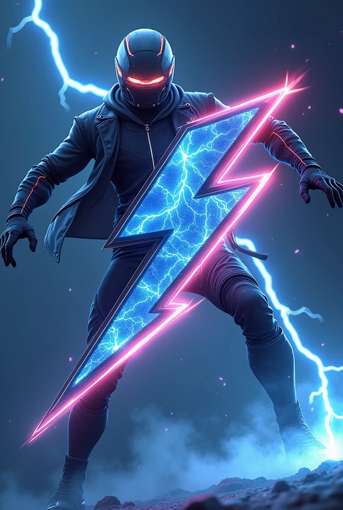Make a signature with the initials SMP so that the S is a lightning bolt