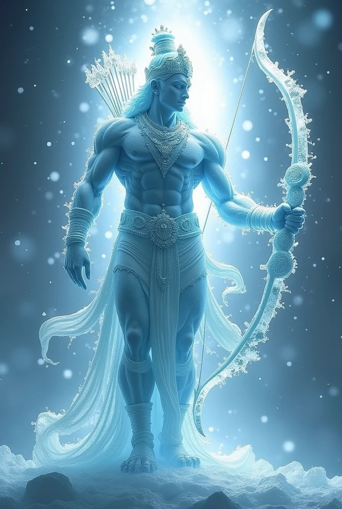 Shree ram ji name's lord ( bow an arrow),bright lite,meke body ice